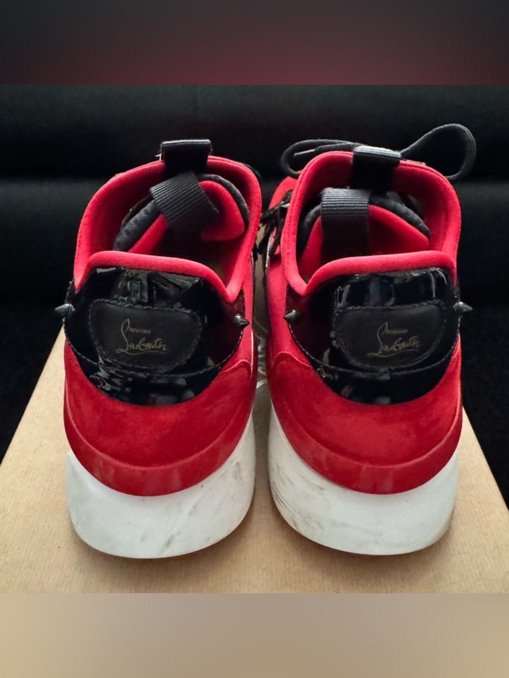 Christian Louboutin Red Runners Flat - Picture 3 of 6